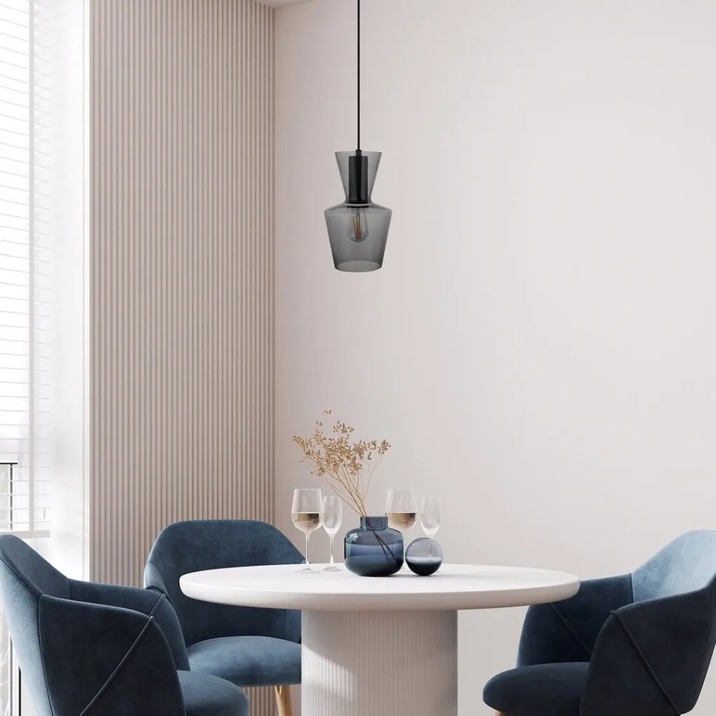 Pendul design modern Abra negru