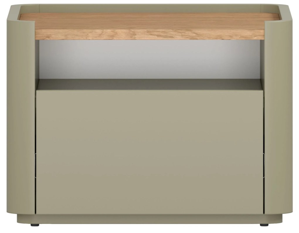 Noptieră Elivo 50 cm cu sertar - eucalipt / stejar baltic dune
