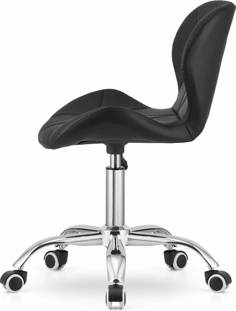 OFERTA Scaun de birou negru AVOLA din piele ecologica II. calitate