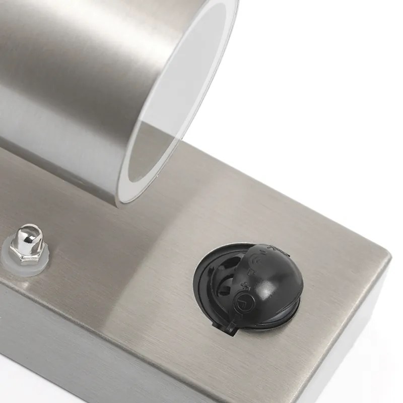 Lampă de perete exterioară din oțel IP44 cu senzor de mișcare - Solo