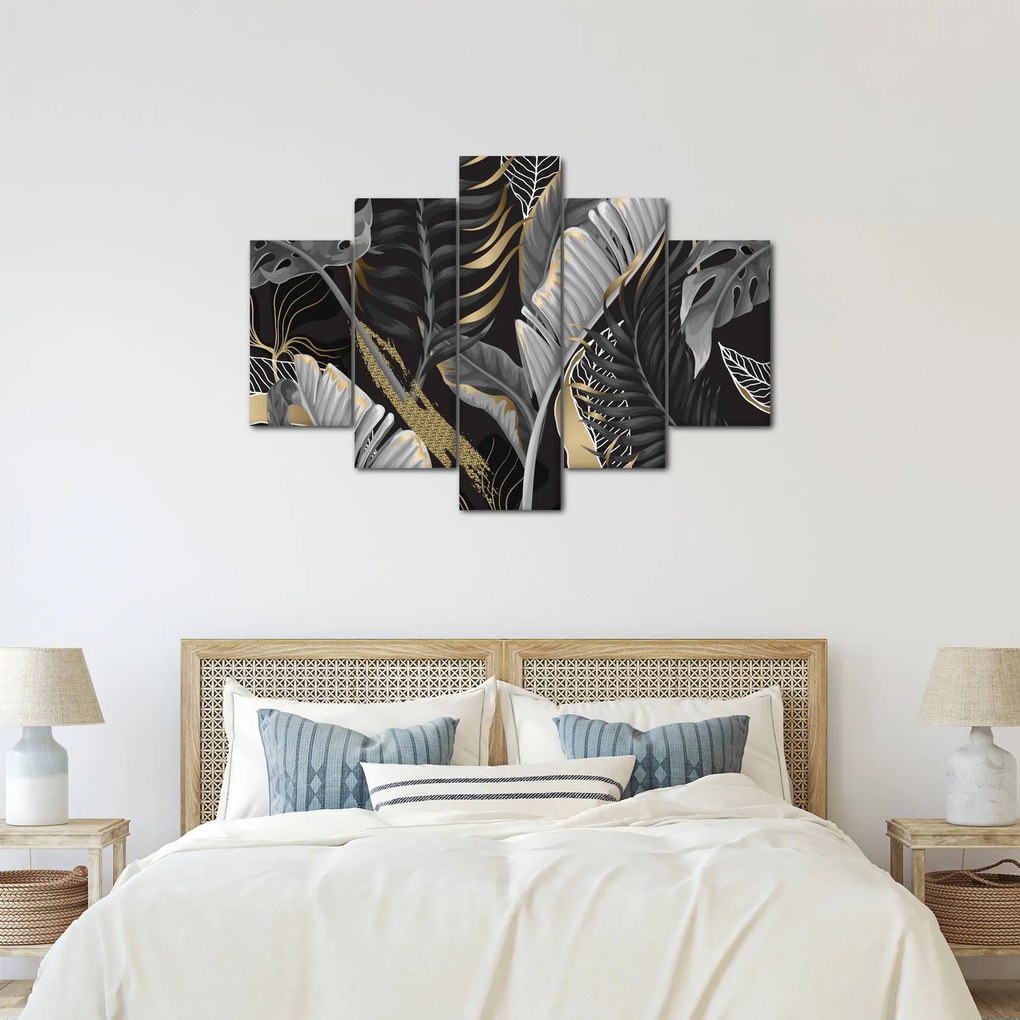 Tablou - Jungla de aur (150x105 cm)