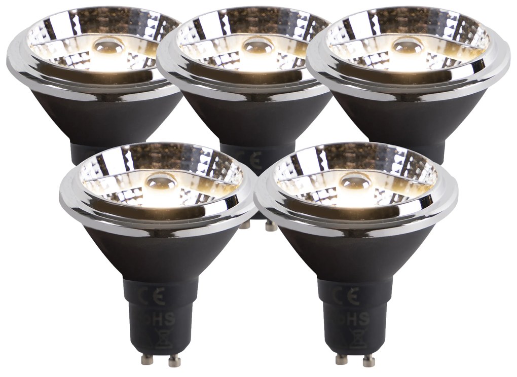 Set 5 lampi LED GU10 AR70 6W 475 lm 3000K