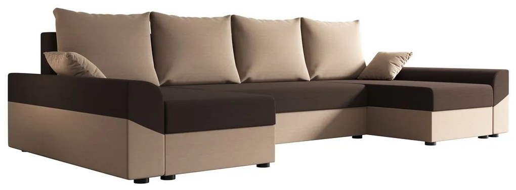 Expedo Canapea extensibilă în formă de U VIVIANA, 311x90x140, rainbow 41/rainbow 5
