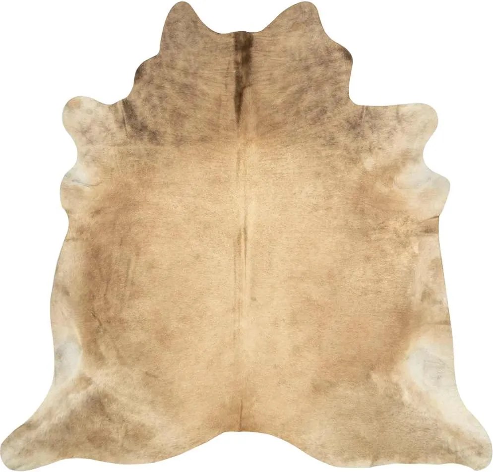 vidaXL Covor, bej, 180x220 cm, piele naturală de vacă