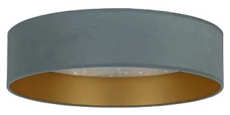 Plafonieră LED VELVET STAR LED/24W/230V d. 40 cm verde-mentă/aurie Brilagi