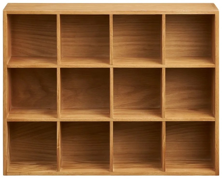 Raft în culoare naturală etajat cu aspect de lemn de stejar 11 cm Soria – House Nordic