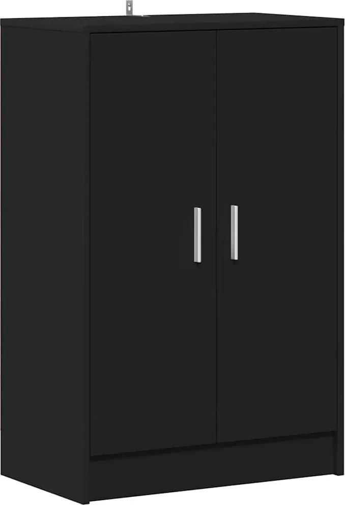 vidaXL Pantofar, negru, 60x35x92 cm, PAL