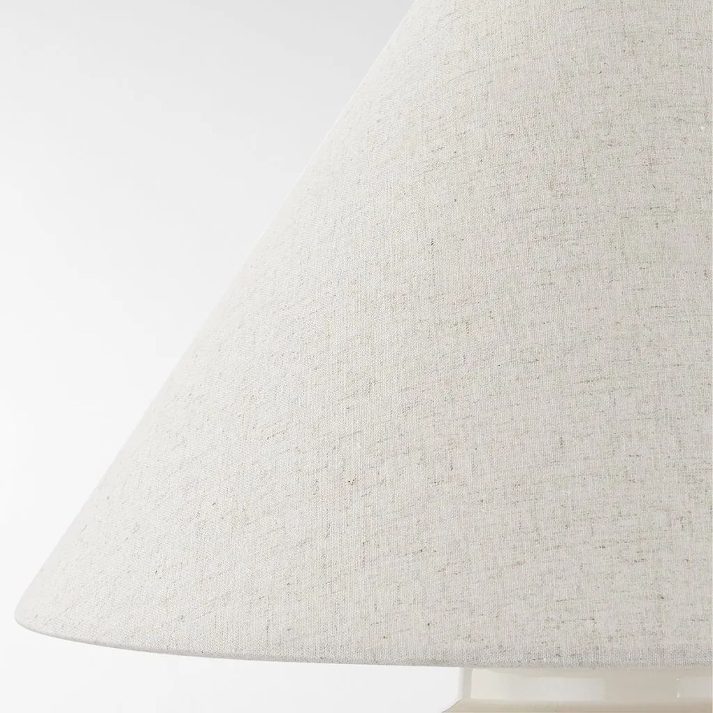 Veioza LUX, Ceramica Ivory, Tesatura In, ANNABELLE