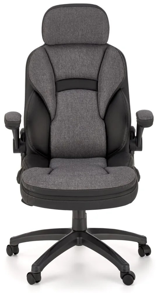 Scaun de birou Valerio negru/gri H128 cm