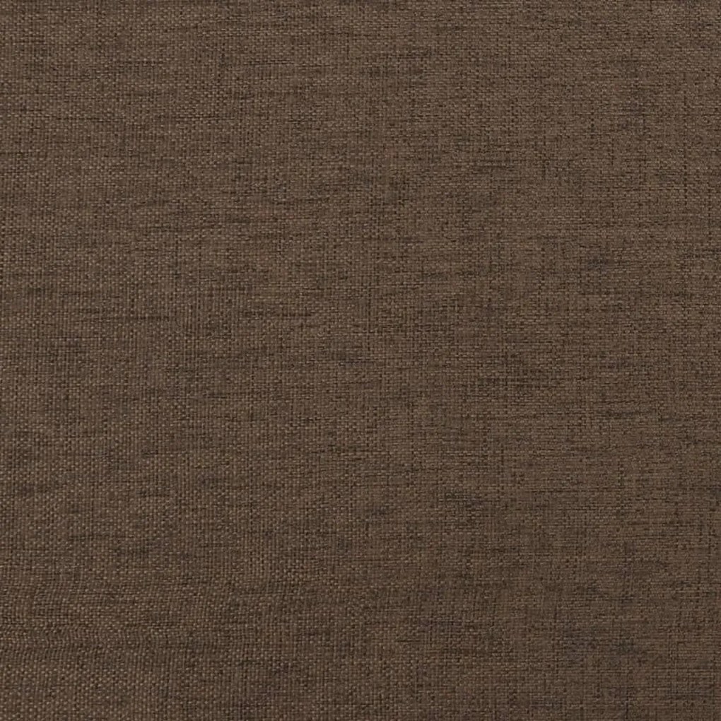 Taburet, maro, 45x29,5x39 cm, textil  piele ecologica Maro