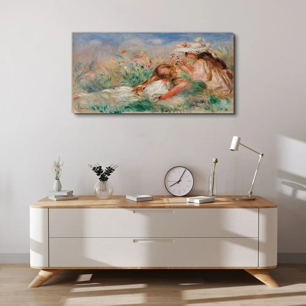 Tablou canvas Fete Flori de Lunca