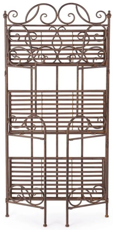 Raft pentru exterior maro din metal, 57x28 cm, Melanie Bizzotto