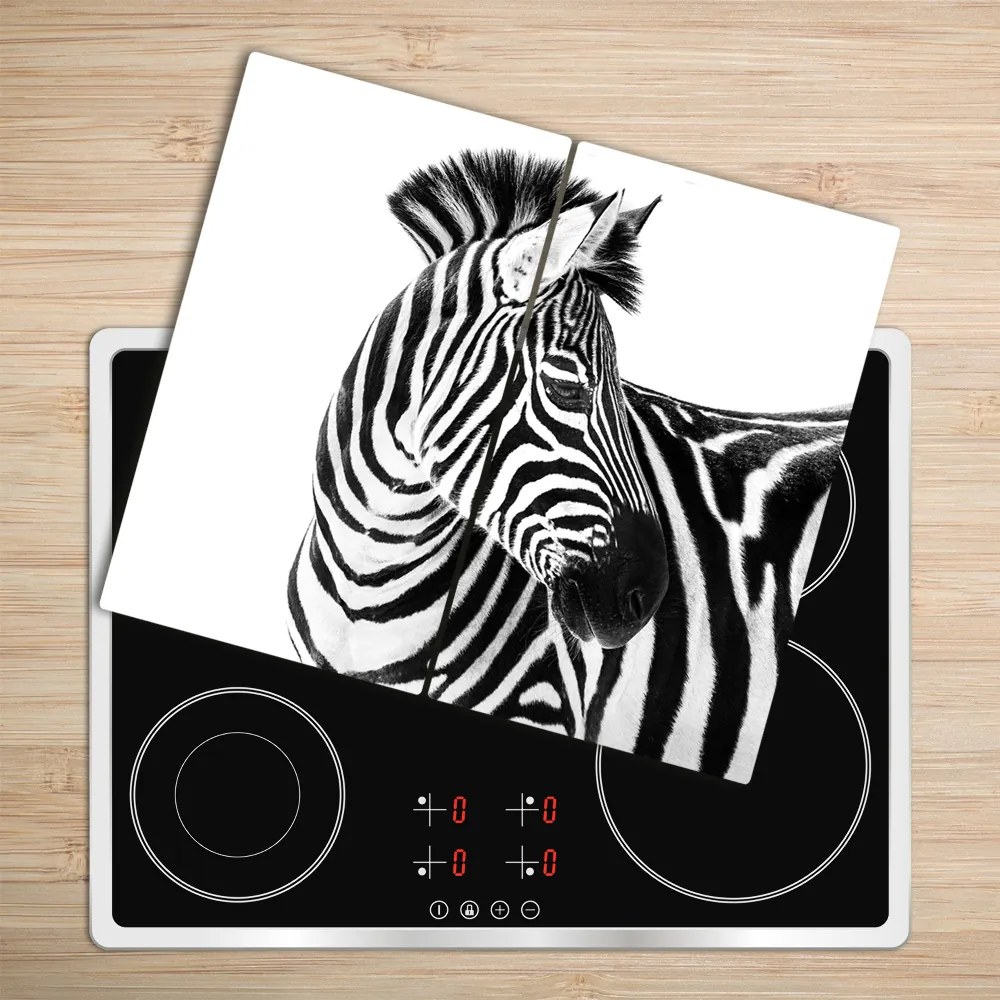 Tocator din sticla Zebra în zăpadă