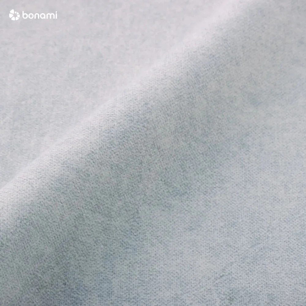 Pat matrimonial gri deschis tapițat cu spațiu de depozitare cu somieră 180x200 cm Lizzano – Meise Möbel