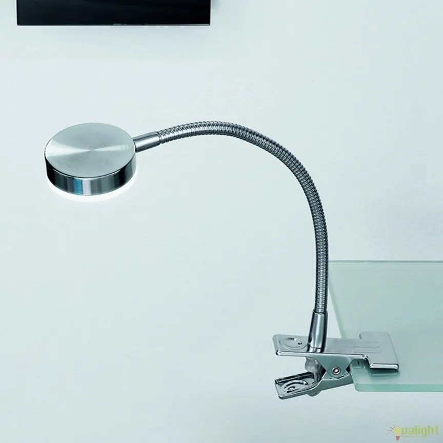 Lampa LED cu clips design modern Mira LA 4-1134/1 satin OR
