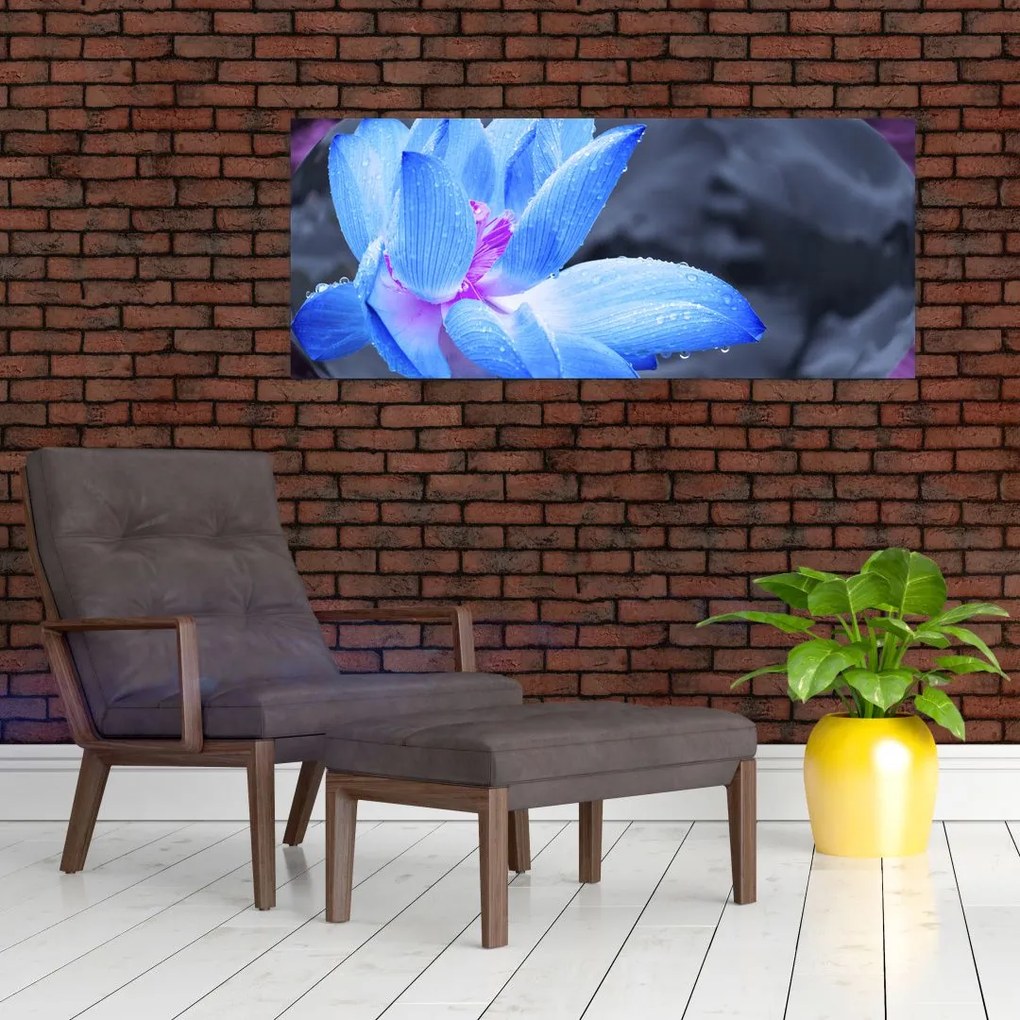 Tablou florilor în detailu (120x50 cm)