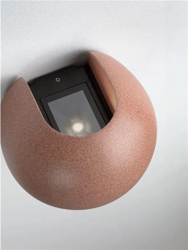Aplica LED ambientala exterior IP65 SIMENTI Red Sandstone