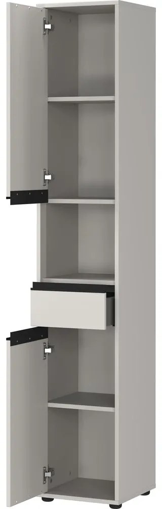 Dulap de baie gri înalt/îngust 33x181 cm Lemont – Germania