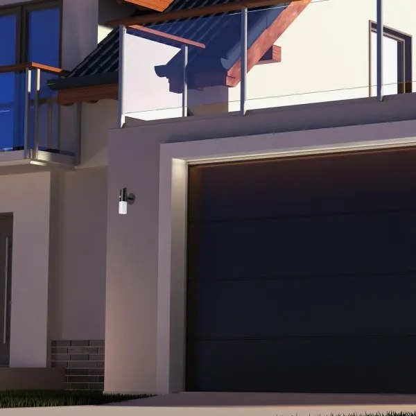 Rabalux 77030 - Lampa solară LED de perete LUTTO LED/1W/3,7V IP44 negru