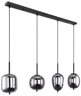 Suspensie moderna 4 becuri E14 Blacky 15345-4 Globo