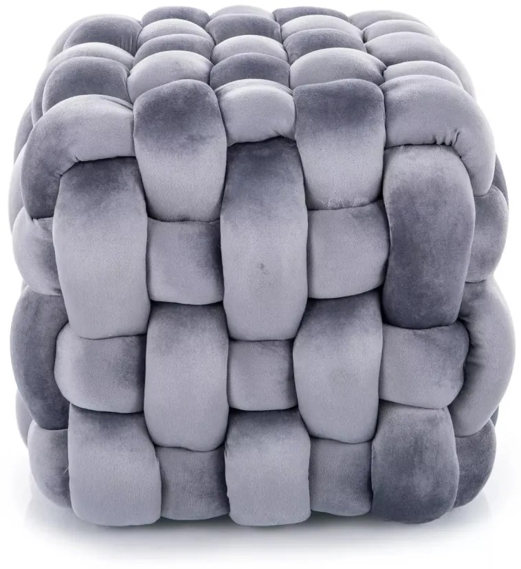 Taburet Faris velvet gri Tap.252