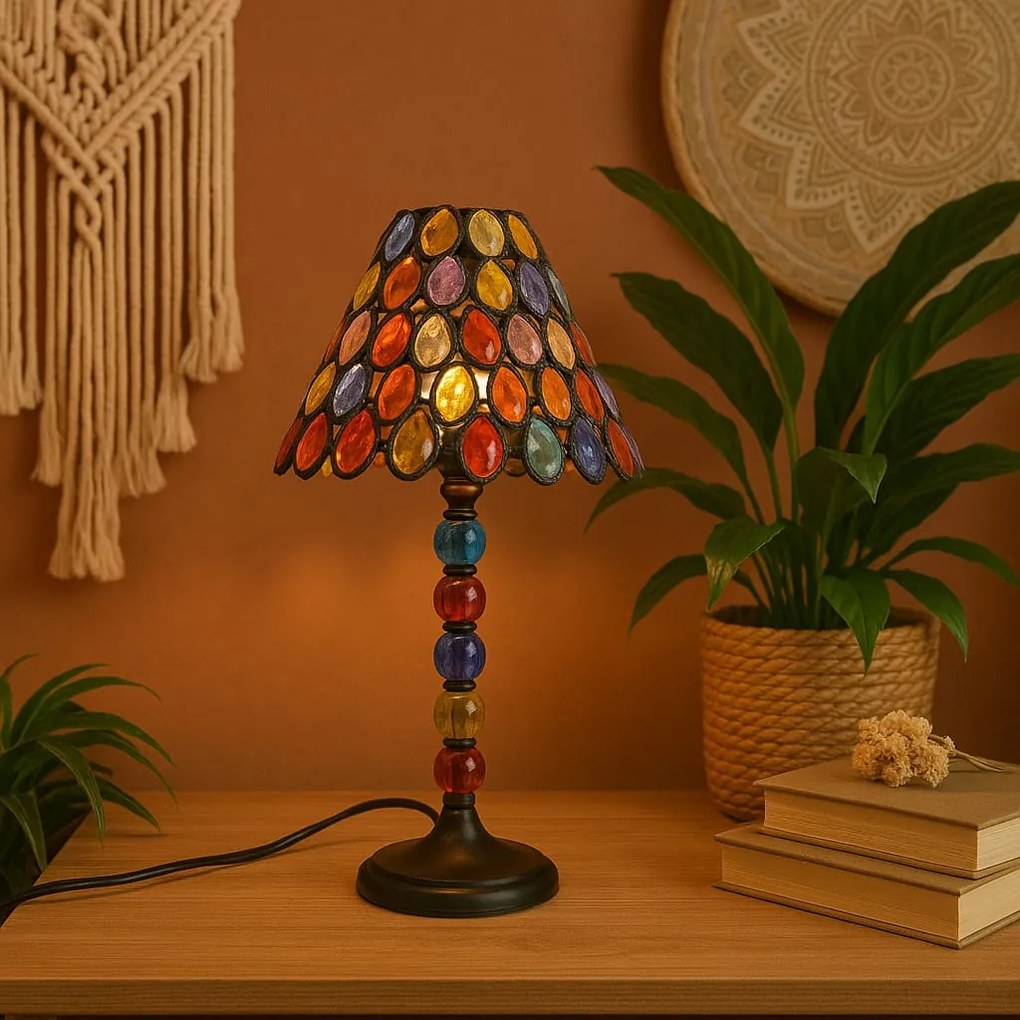 Lampa de masa Boho Cup h 40 cm