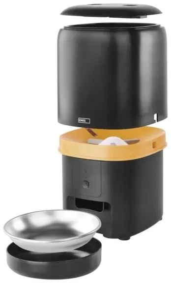 Hrănitor automat 4 l/5V/3xD negru Wi-Fi
