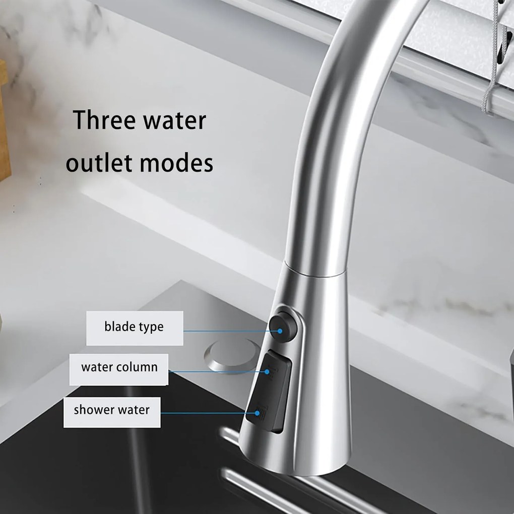 Robinet S99, Afisaj Digital Al Temperaturii, Culoare Gri