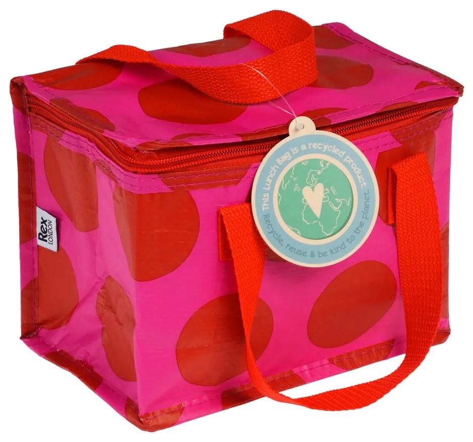 Geantă termoizolantă roșie-roz Spotlight – Rex London