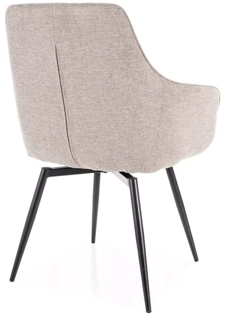 Scaun de sufragerie SERVIO BREGO bej deschis