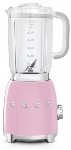 Blender SMEG BLF01PKEU, Stilul Anilor 50, Roz, 4.8 L