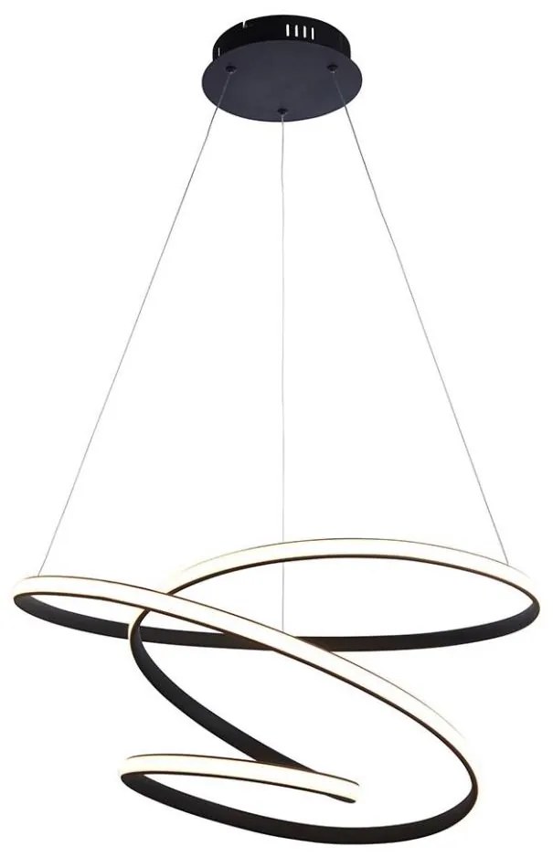 Endon 97632 - Candelabru LED pe cablu DUNE LED/47,5W/230V 3000K negru