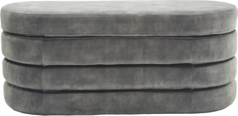 Bancheta cu spatiu de depozitare, Catifea Verde, VOQUE 115cm A-46692 VC