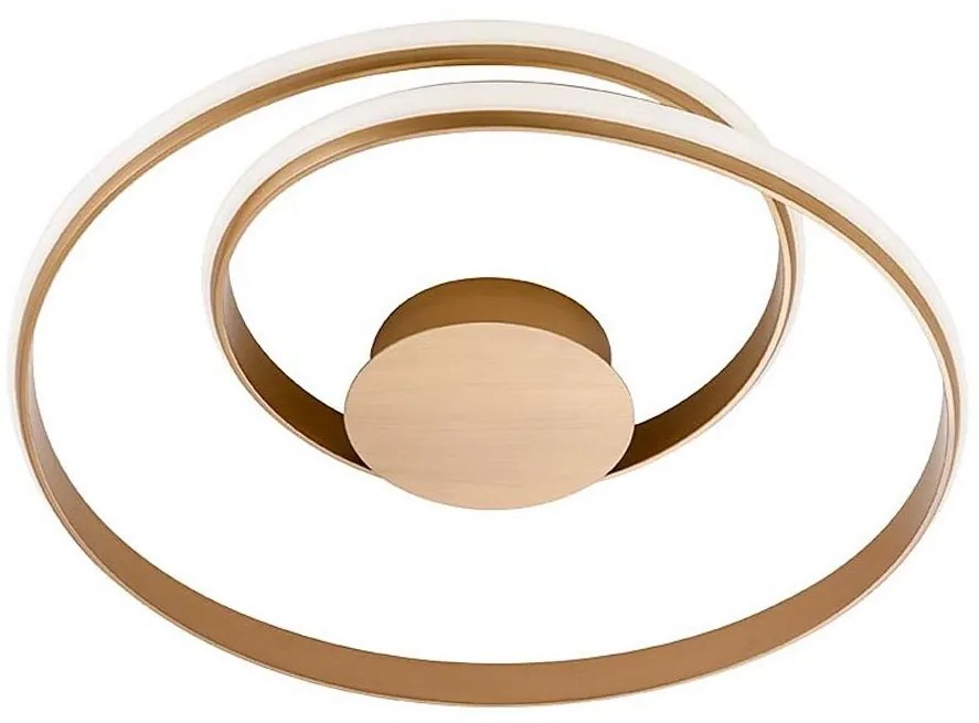 Redo 01-1792 - Plafonieră LED dimabilă TORSION LED/30W/230V bronz