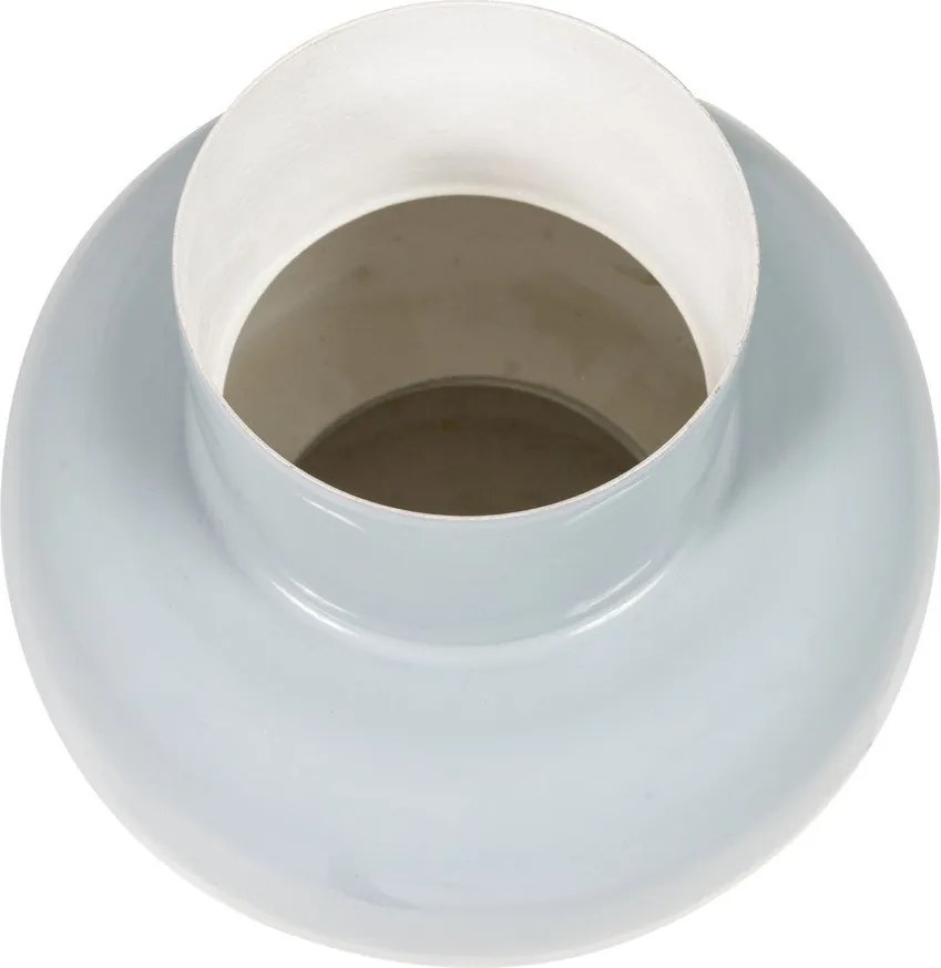 Vază gri deschis din metal (înălțime 27 cm) Auri – WOOOD