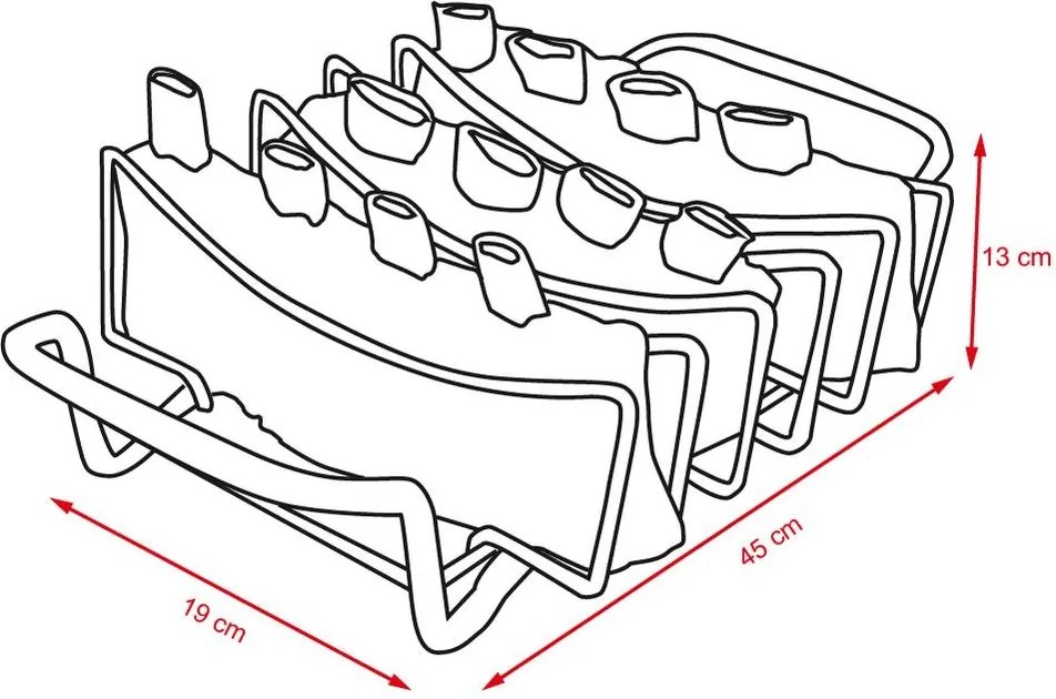 Suport pentru friptură şi coaste RIBS