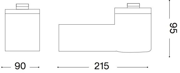 Ideal Lux - Lampă de perete exterior CLIO 1xE27/42W/230V IP44 antracit