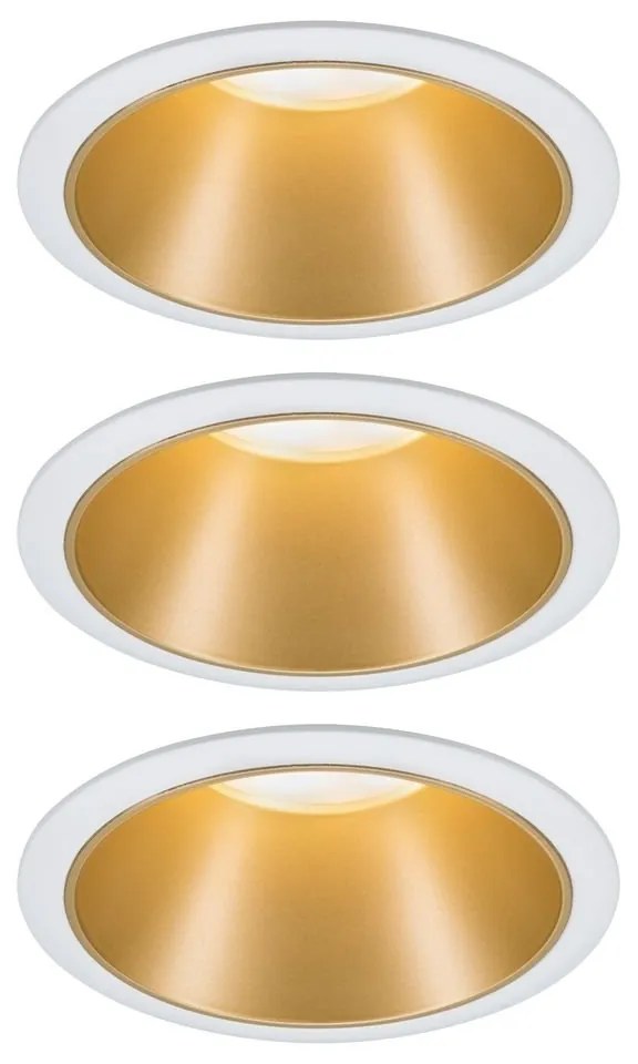 Paulmann Cole Coin lampă încorporată 3x6.5 W alb 93406