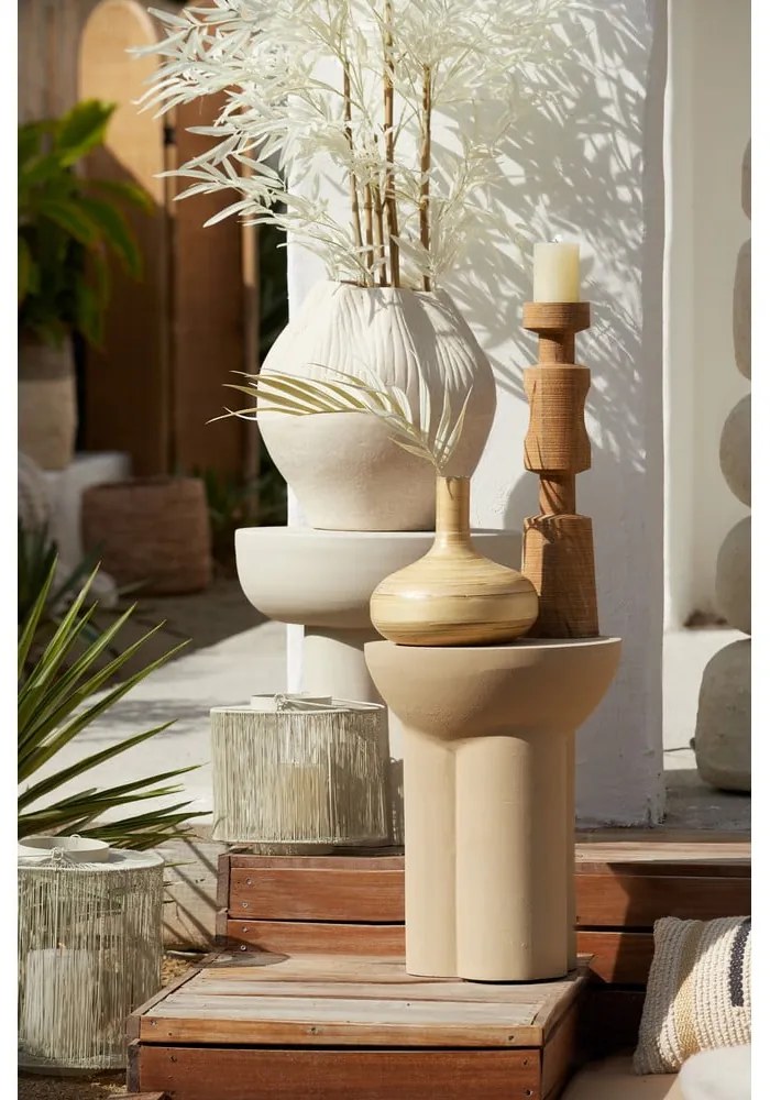 Măsuță auxiliară rotundă din metal ø 46 cm Mikola – Light & Living