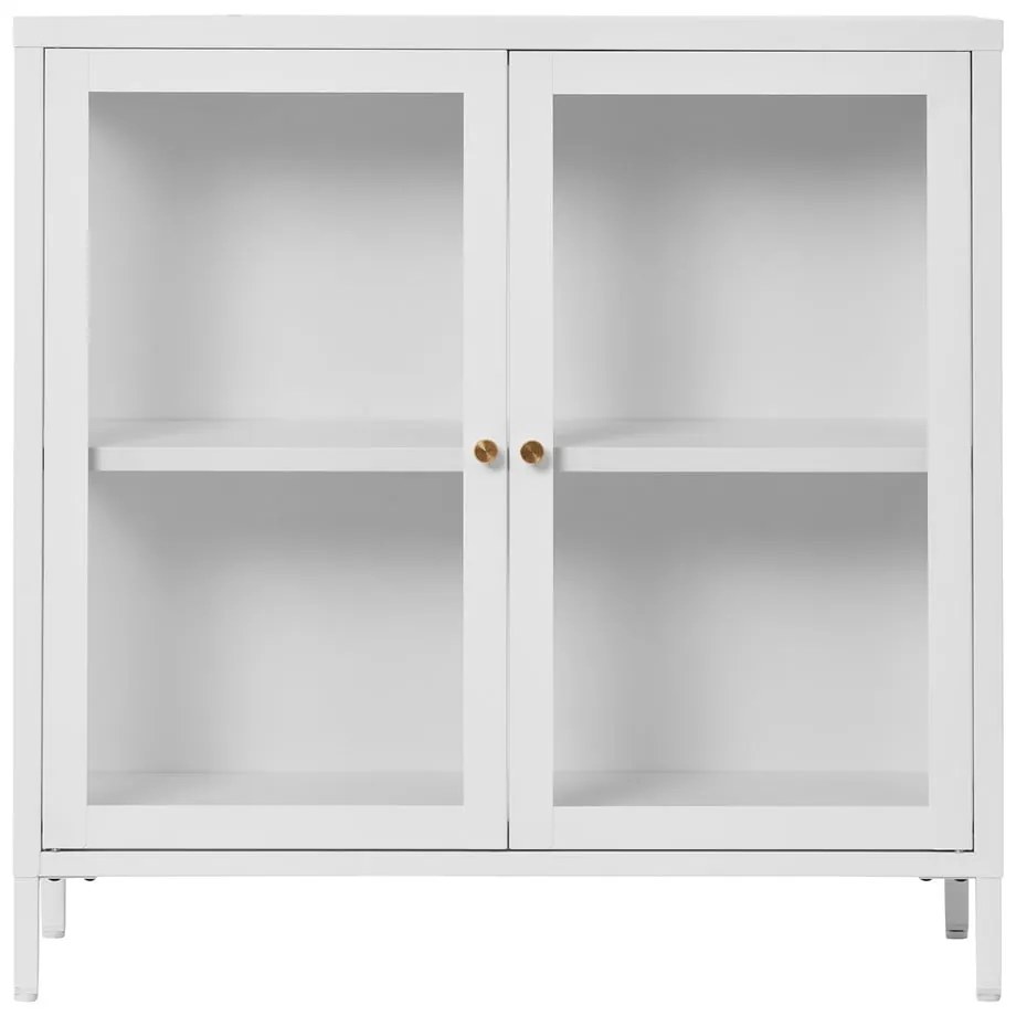 Vitrină albă din metal 80x80 cm Dalby – House Nordic