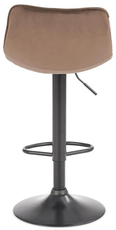 Scaun de bar H95 velvet bej