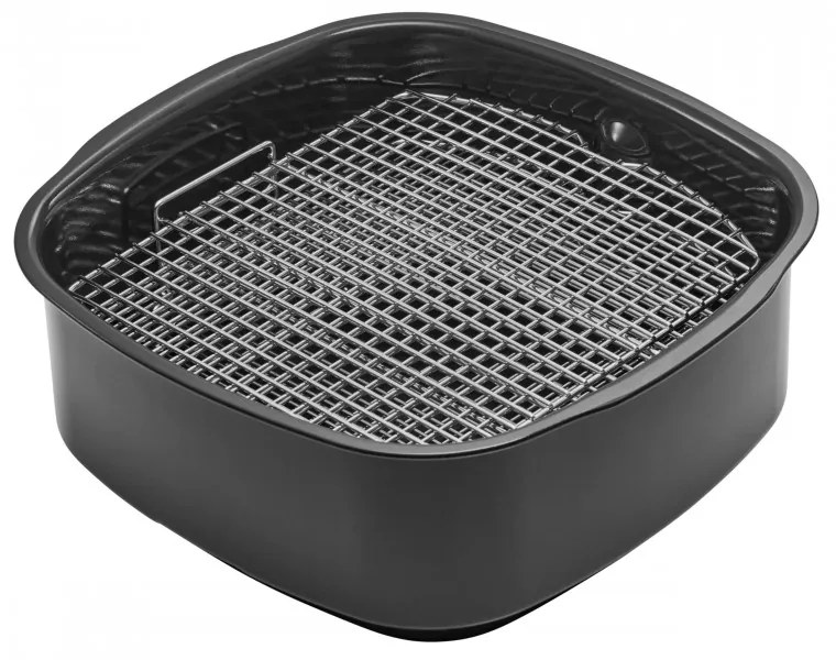 Friteuza cu aer cald si grill 5in1 Ninja Foodi Smart EG351EU, 1760W, 5.7 L, Pana la 4 portii, 5 moduri, Cyclonic Air, Smart Cook, Acoperire ceramica, Negru/Inox