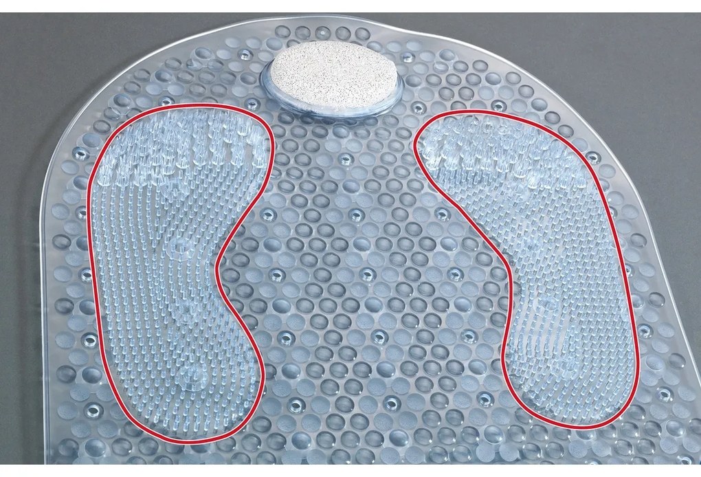 Covoraș de masaj antiderapant pentru baie cu piatră ponce