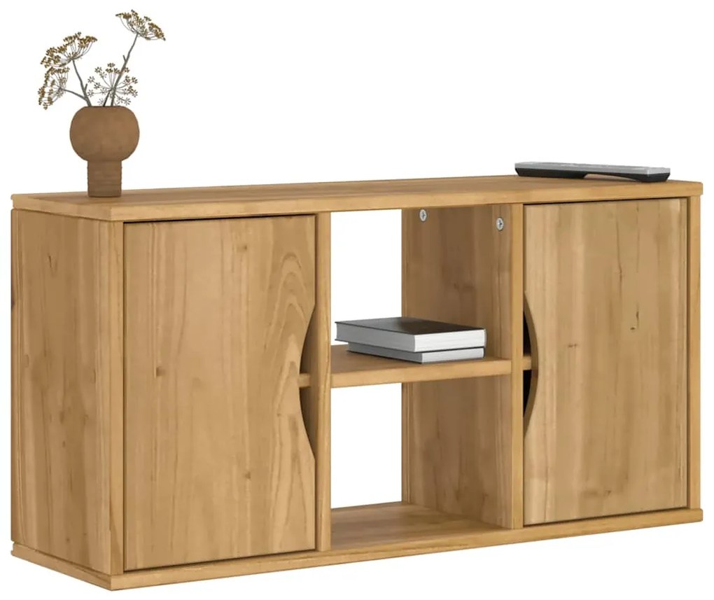 vidaXL Dulap TV „ODDA” 79x24x40 cm din lemn masiv de pin