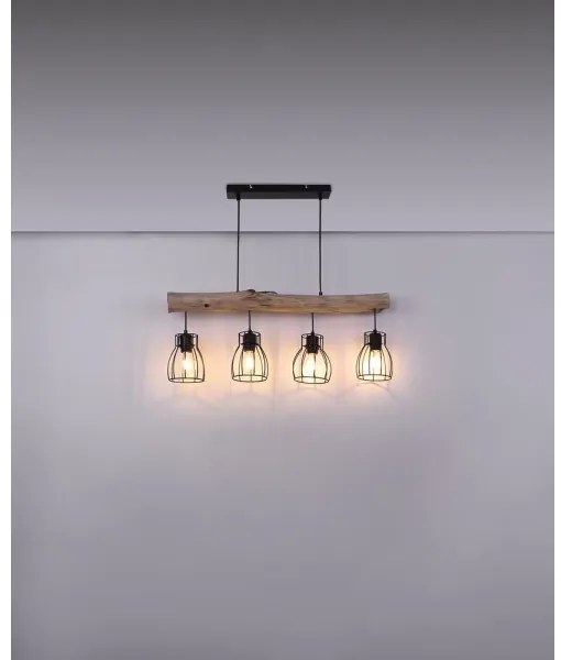 Lustră pe cablu MINA 4xE27/40W/230V Globo 15326-4N