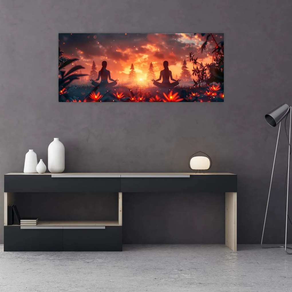 Tablou - Yoga în natură (120x50 cm)