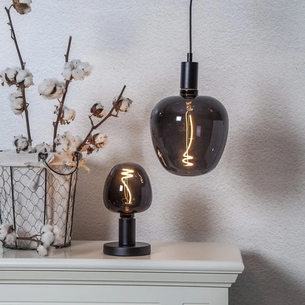 Bec LED E27, cu lumină caldă 2 W Black Apple – Star Trading