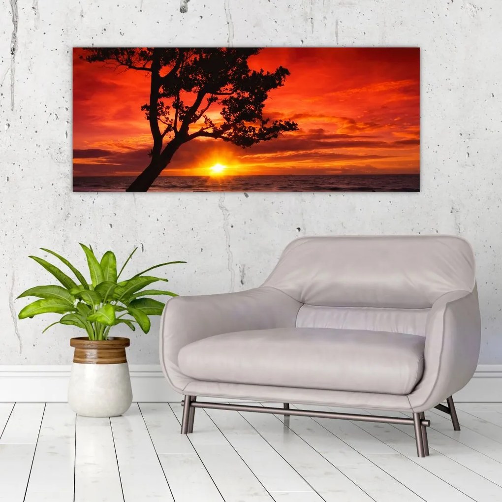 Tablou - Apus de soare (120x50 cm)