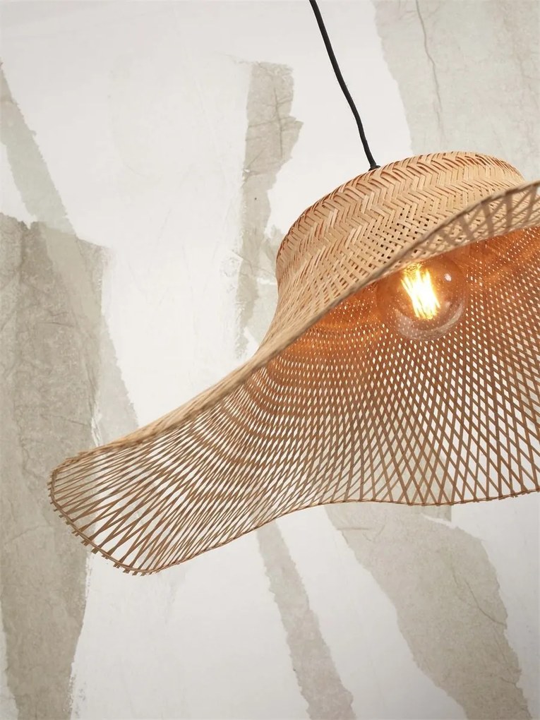 Lustra suspendata din bambus Ibiza S 50cm, natur
