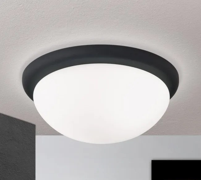 Plafoniera neagra diametru 38cm CLASSICO
